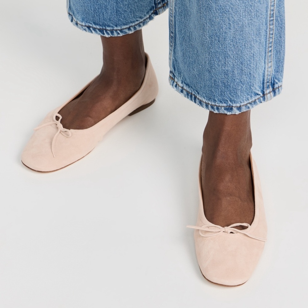 AEYDE Suede Delfina Ballet Flats